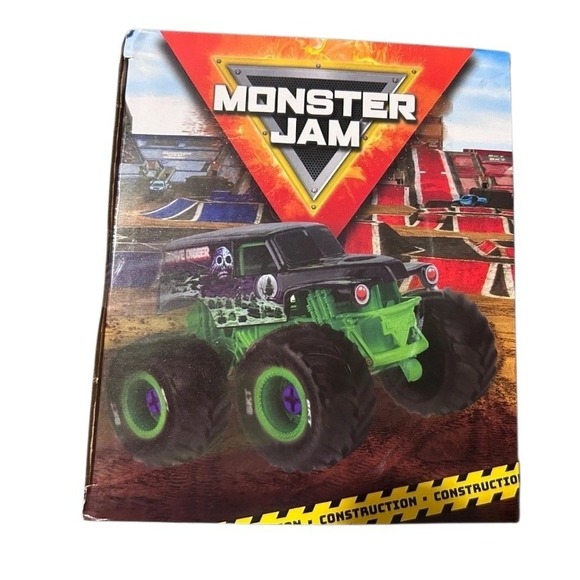 Monster Jam Mechanix Build Rebuild Grave Digger Megalodon Truck Toy Kids - Picture 6 of 8